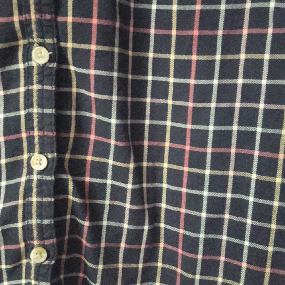 Super cute plaid button down. - Picture 2 of 4